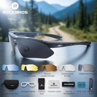 Lunettes Cyclisme Polarisées ROCKBROS : Vision Claire & Protection