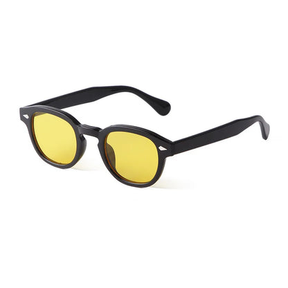 Lunettes de Soleil Vintage Rondes Coquillage UV400