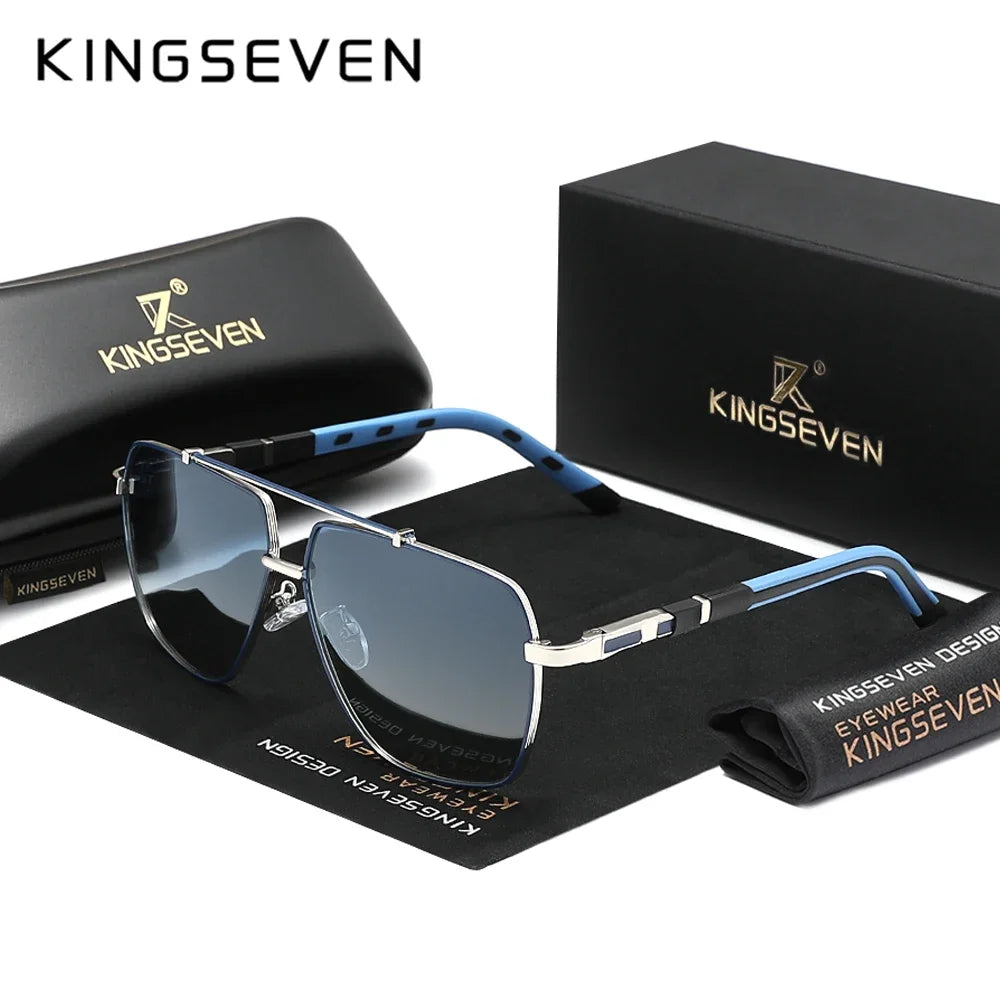 Lunettes de Soleil Luxe Carrées KINGSEVEN Polarisées UV400