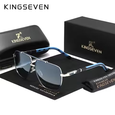Lunettes de Soleil Luxe Carrées KINGSEVEN Polarisées UV400