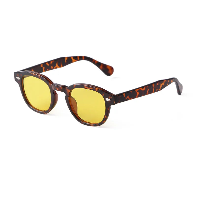 Lunettes Soleil Vintage Ronde Coquillage UV400