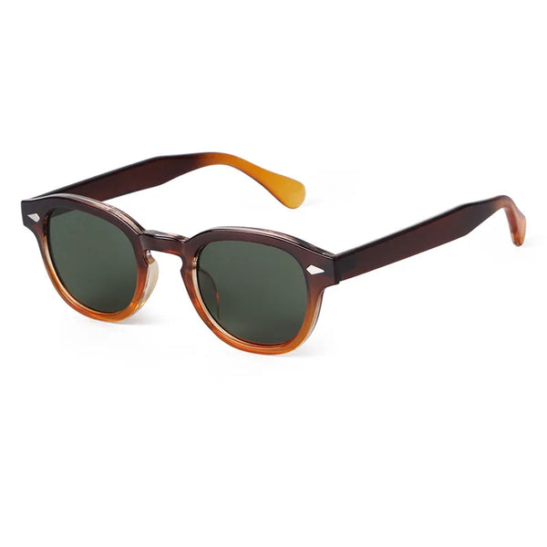 Lunettes de Soleil Rétro Vintage avec Rivets