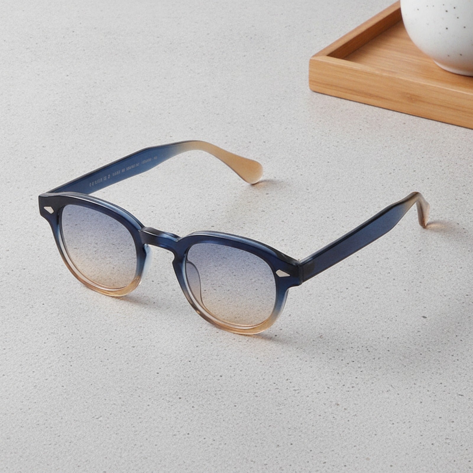 Lunettes de Soleil Rétro Rondes UV400