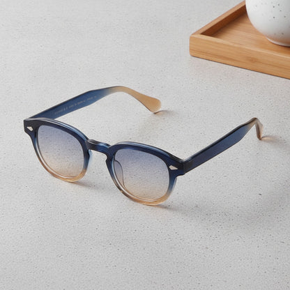 Lunettes de Soleil Rétro Rondes UV400