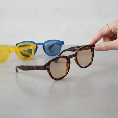 Lunettes de Soleil Vintage Rétro Rondes UV400