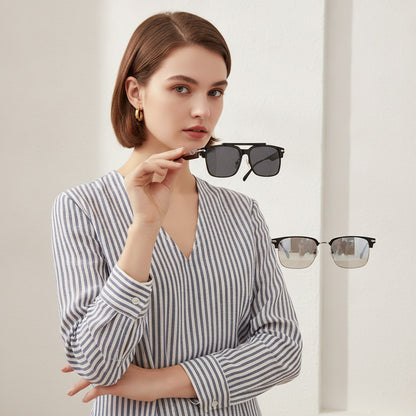 Lunettes Soleil Polarisées Vintage Myopes