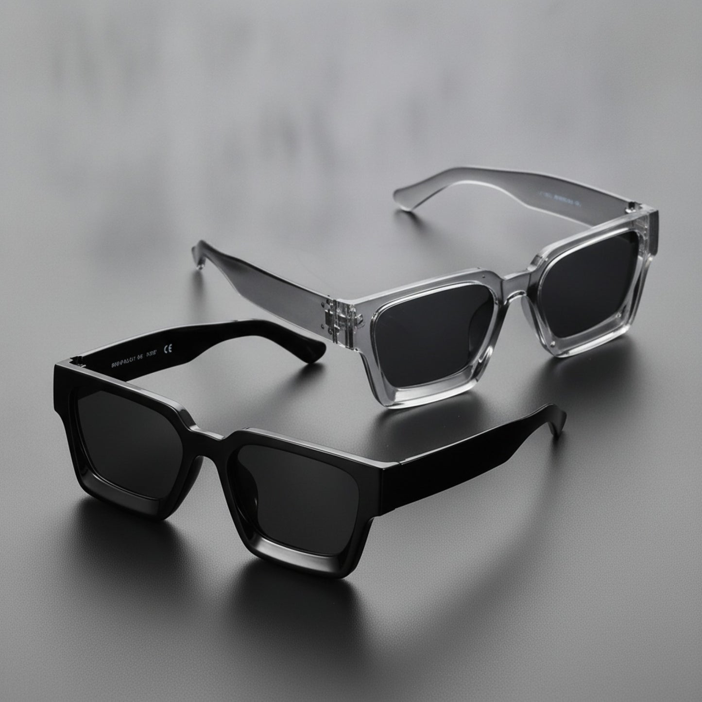 Lunettes de Soleil Carrées Classiques Unisexe