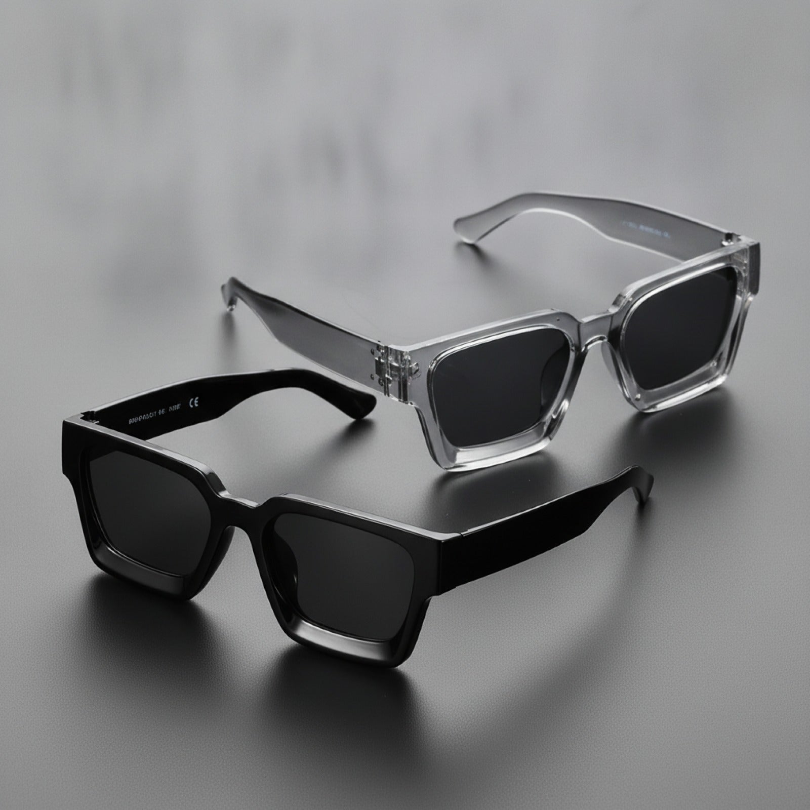Lunettes de Soleil Carrées Classiques Unisexe