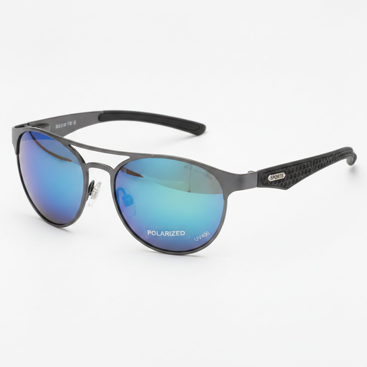 Lunettes Rondes Métal Polarisées UV400