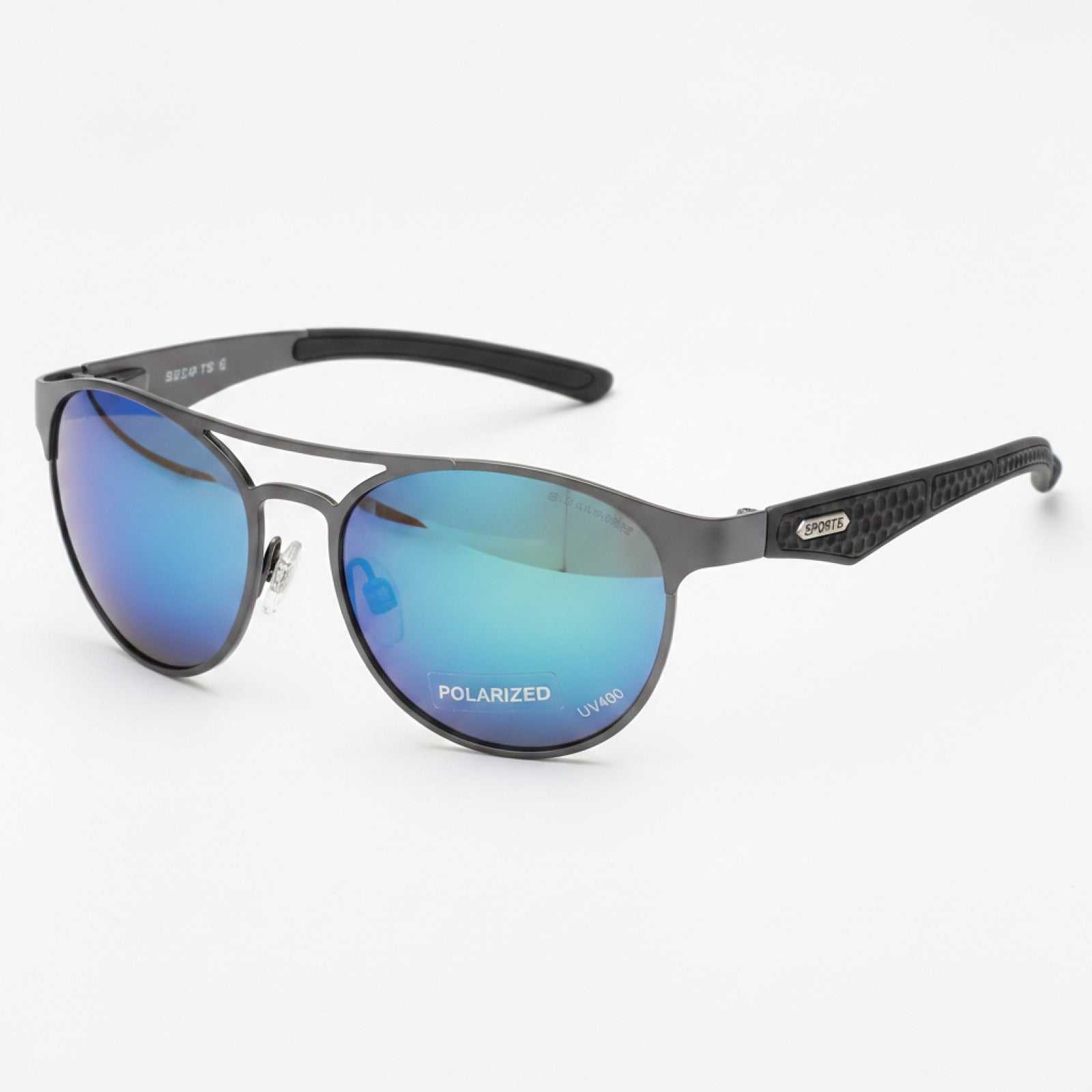 Lunettes Rondes Métal Polarisées UV400