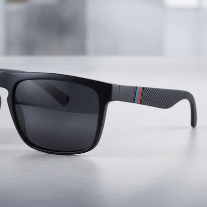 Lunettes de Soleil Carrées Vintage Polarisées Unisexe