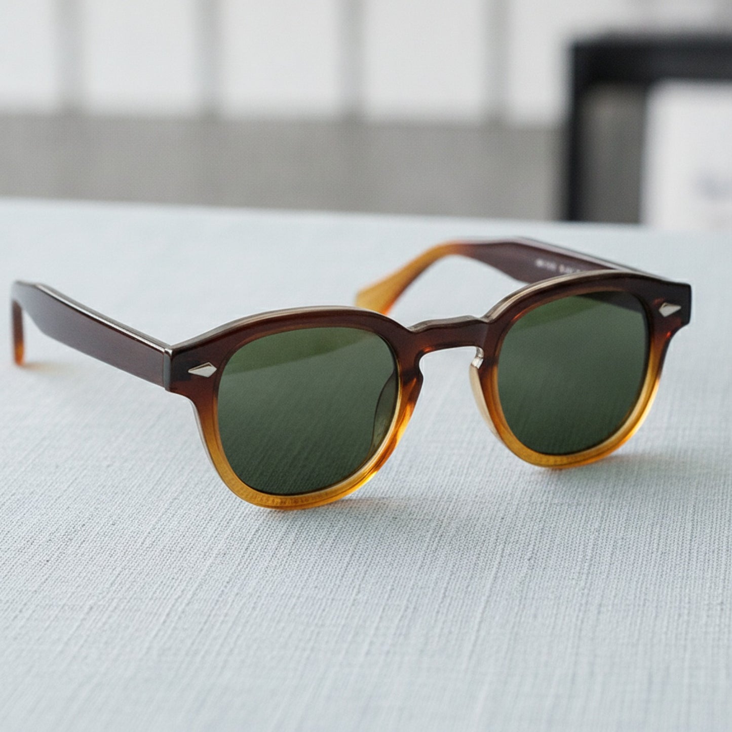 Lunettes de Soleil Rétro Vintage avec Rivets
