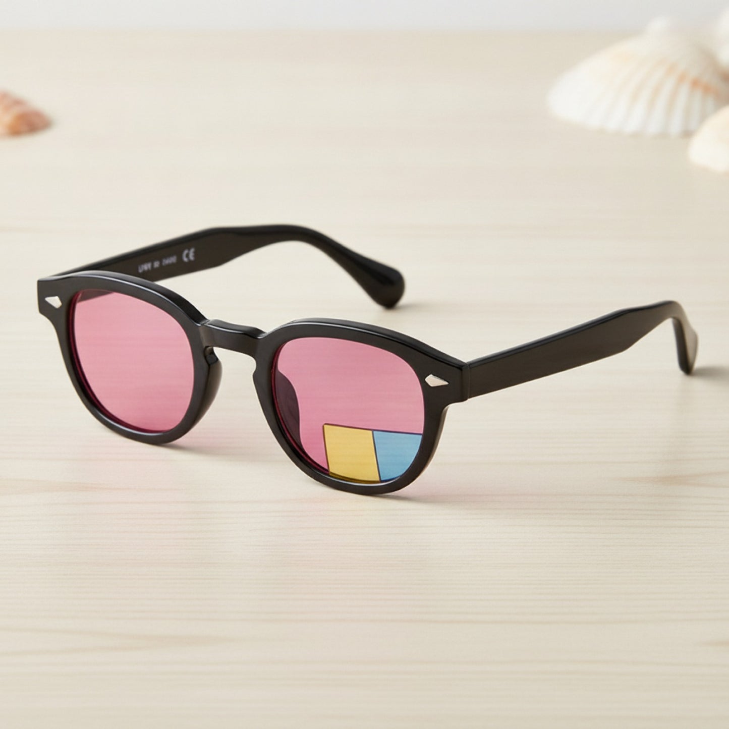 Lunettes de Soleil Vintage Rondes UV400