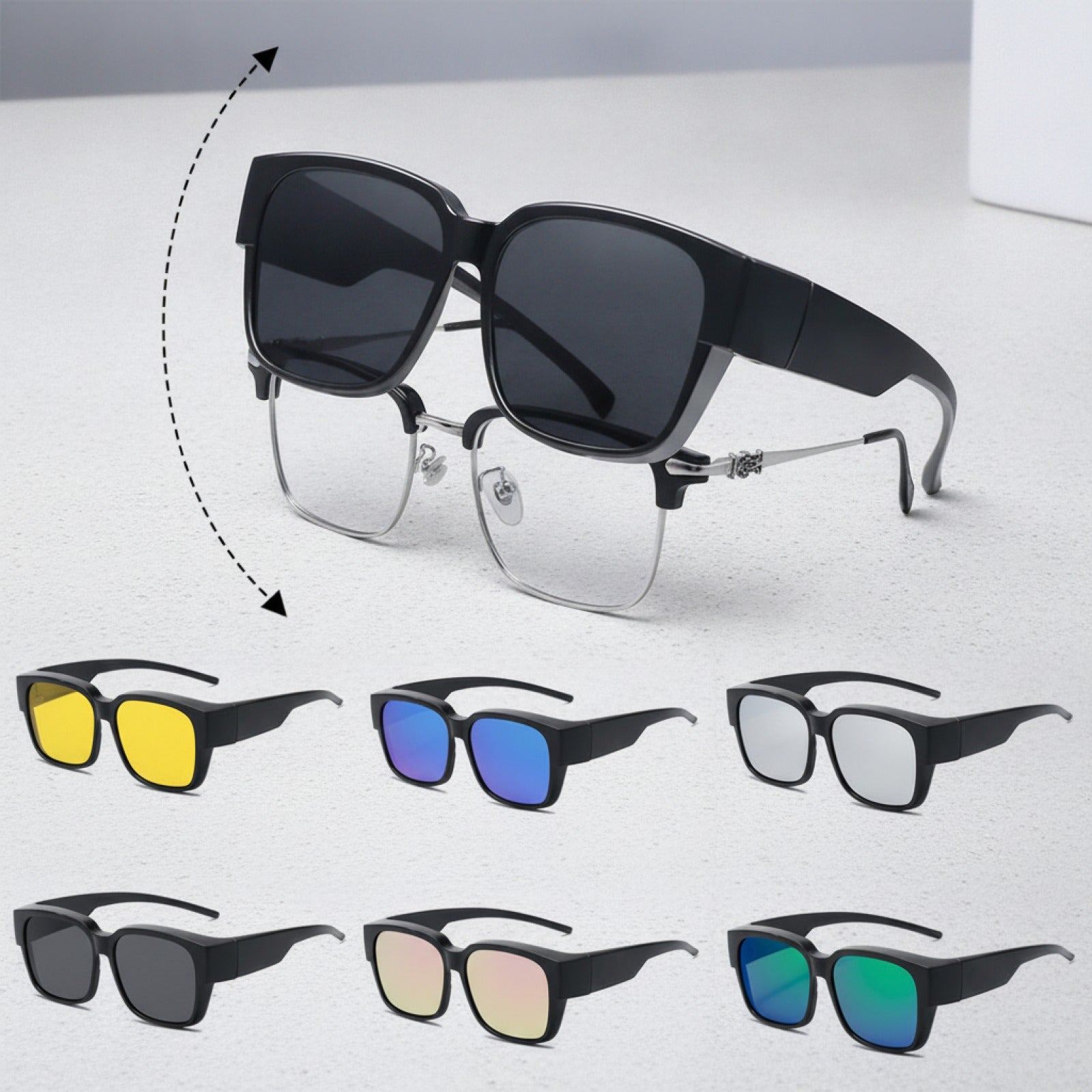 Lunettes Soleil Polarisées Vintage Myopes