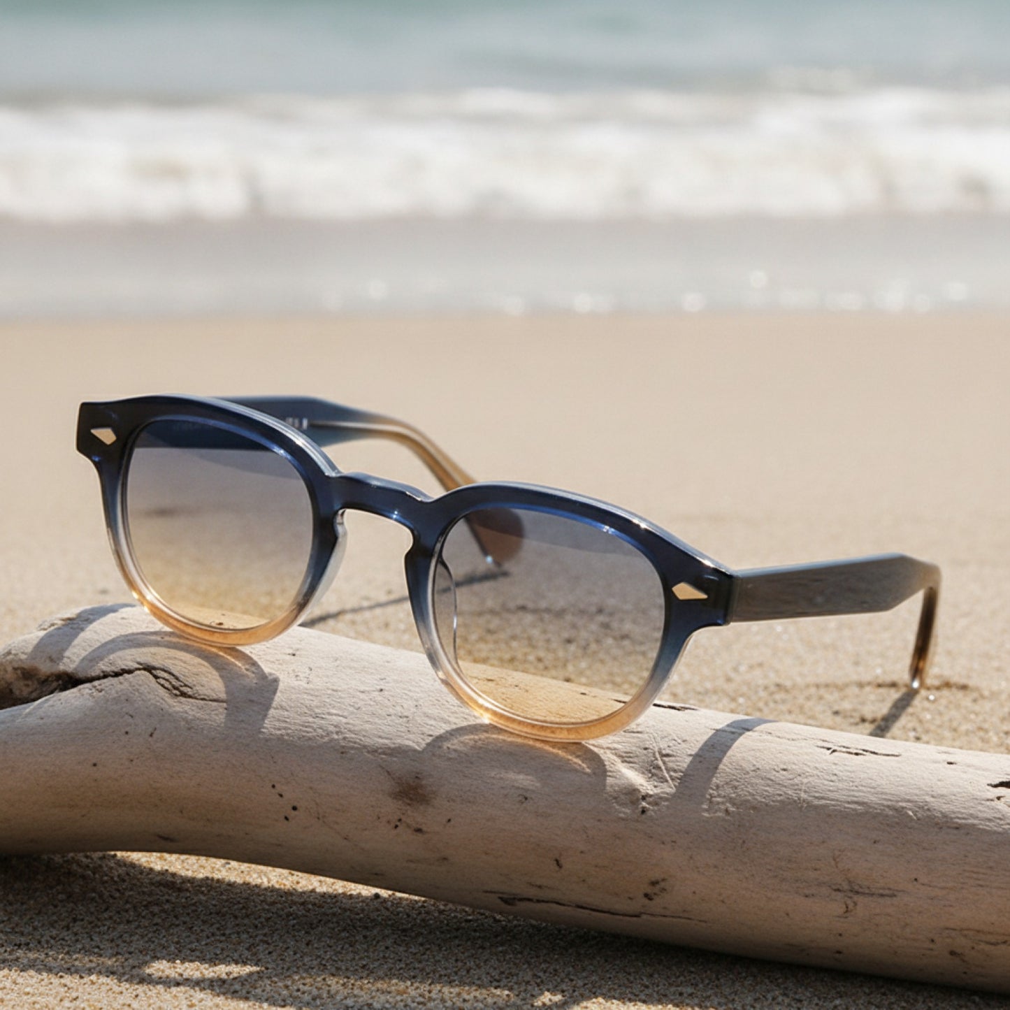Lunettes de Soleil Rétro Rondes UV400