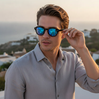 Lunettes Soleil Vintage Rétro UV400