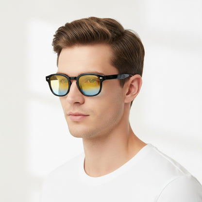 Lunettes de Soleil Vintage Rondes UV400