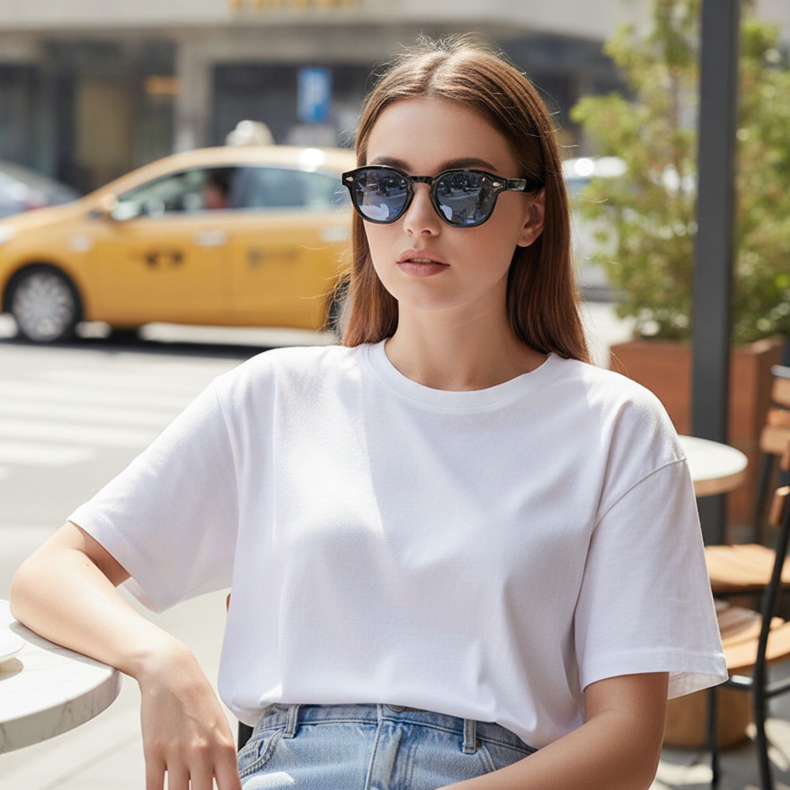 Lunettes Soleil Vintage Rondes UV400