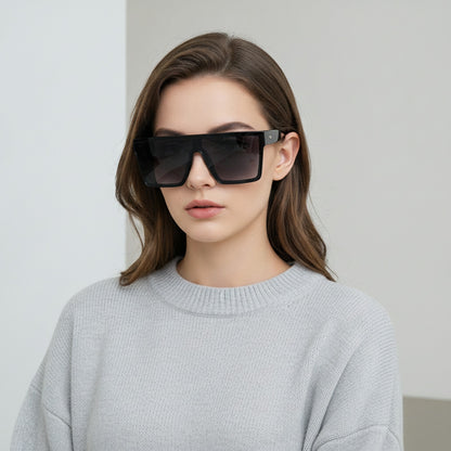 Lunettes de Soleil Carrées Vintage Unisexe