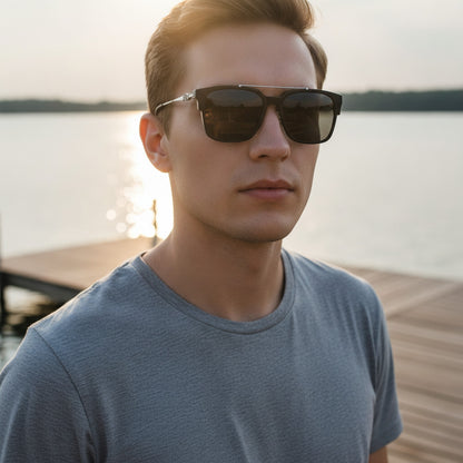 Lunettes Soleil Polarisées Vintage Myopes